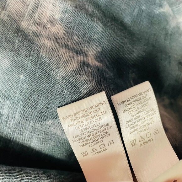 Logo By Lori Goldstein Womens Multicolor Tie Dye Ruffle Hem Top Size 3X Lot Of 2 - Picture 7 of 11